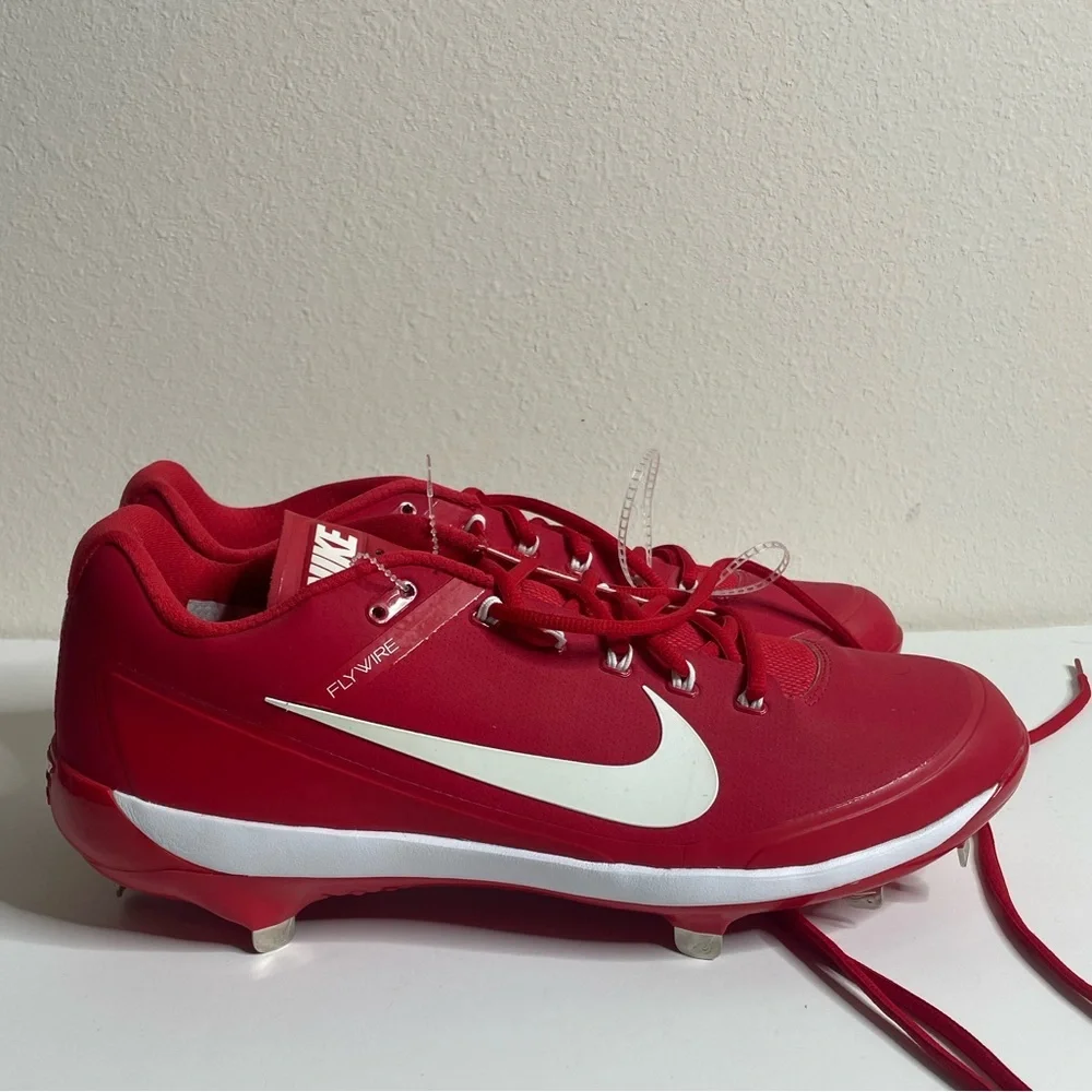 NEW Nike Air Clipper 17 FLYWIRE Men Metal Baseball Cleats Red 880261-616 Size 13